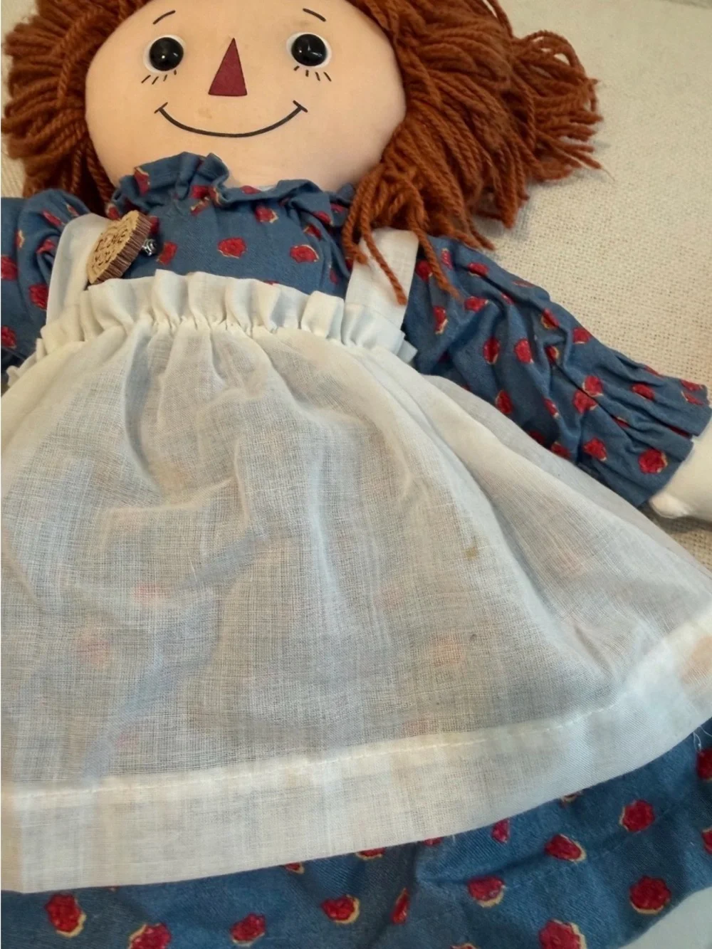 80th/85th Anniversary Raggedy Ann & Raggedy Andy Commemorative Dolls 17”
